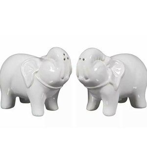 Home Essentials Salt Pepper Shakers Elephants